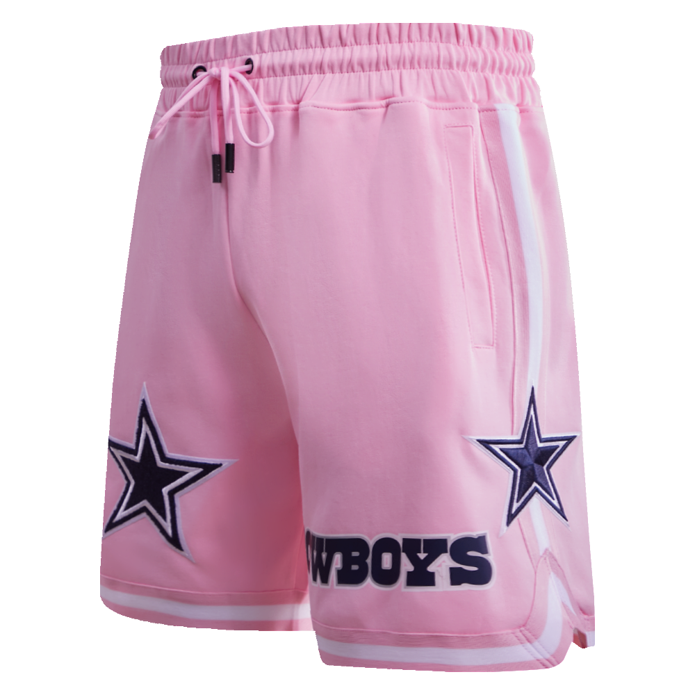 NFL DALLAS COWBOYS CLASSIC CHENILLE SHORT EN MAILLE DOUBLE (ROSE)