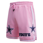 NFL DALLAS COWBOYS CLASSIC CHENILLE SHORT EN MAILLE DOUBLE (ROSE)