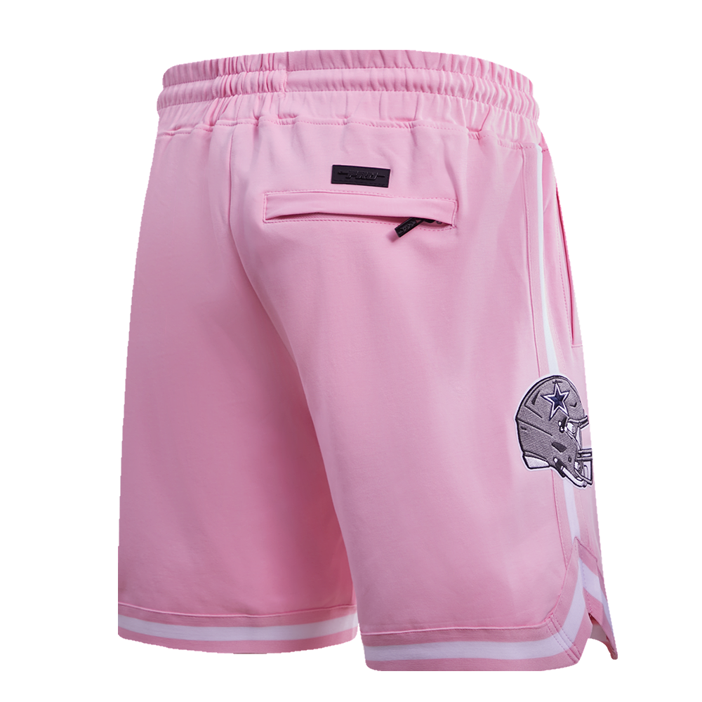 NFL DALLAS COWBOYS CLASSIC CHENILLE SHORT EN MAILLE DOUBLE (ROSE)