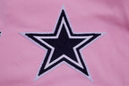 NFL DALLAS COWBOYS CLASSIC CHENILLE SHORT EN MAILLE DOUBLE (ROSE)