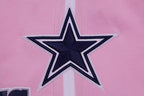 NFL DALLAS COWBOYS CLASSIC CHENILLE SHORT EN MAILLE DOUBLE (ROSE)