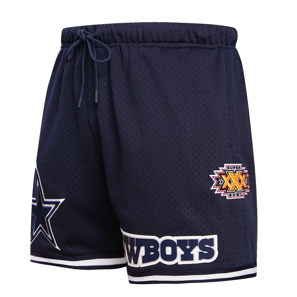 NFL DALLAS COWBOYS CLASSIC MESH SHORT À LOGO POUR HOMME (MARINE MINUIT)