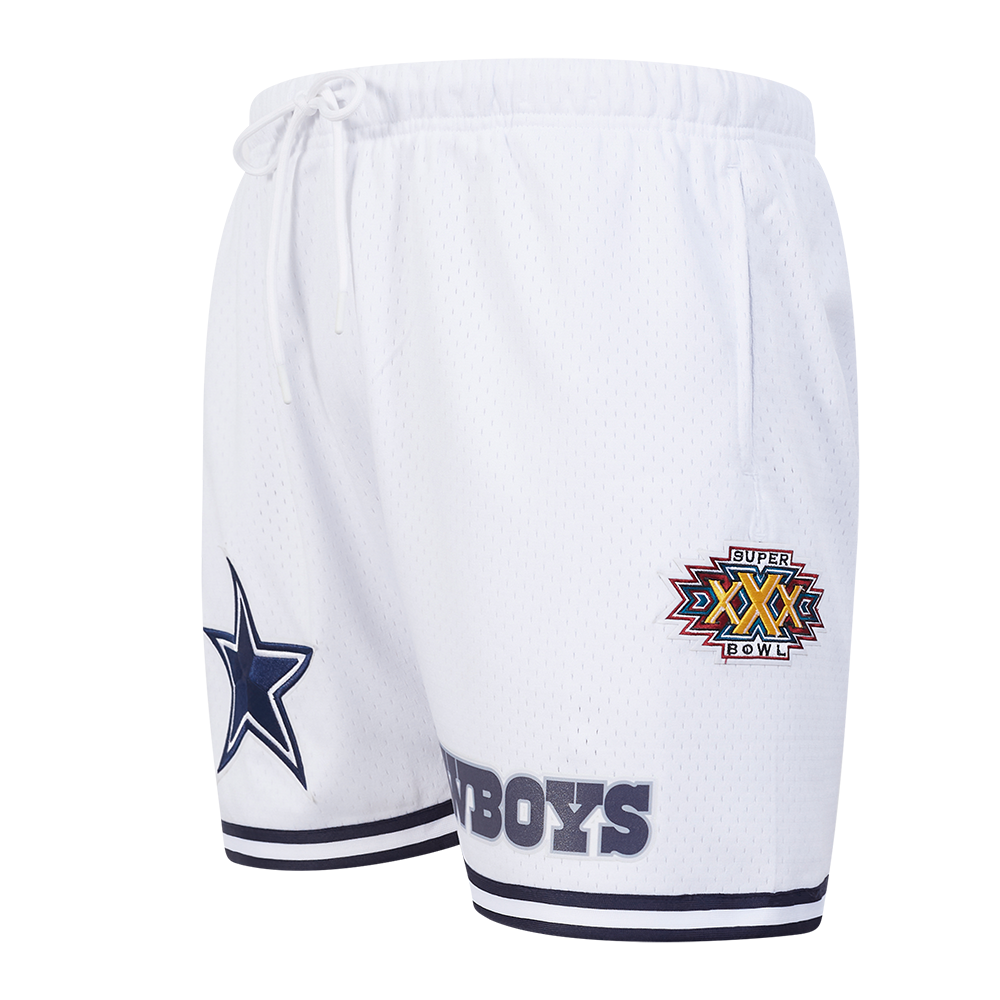 NFL DALLAS COWBOYS CLASSIC MESH SHORT POUR HOMME (BLANC/MARINE MINUIT)