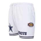 NFL DALLAS COWBOYS CLASSIC MESH SHORT POUR HOMME (BLANC/MARINE MINUIT)