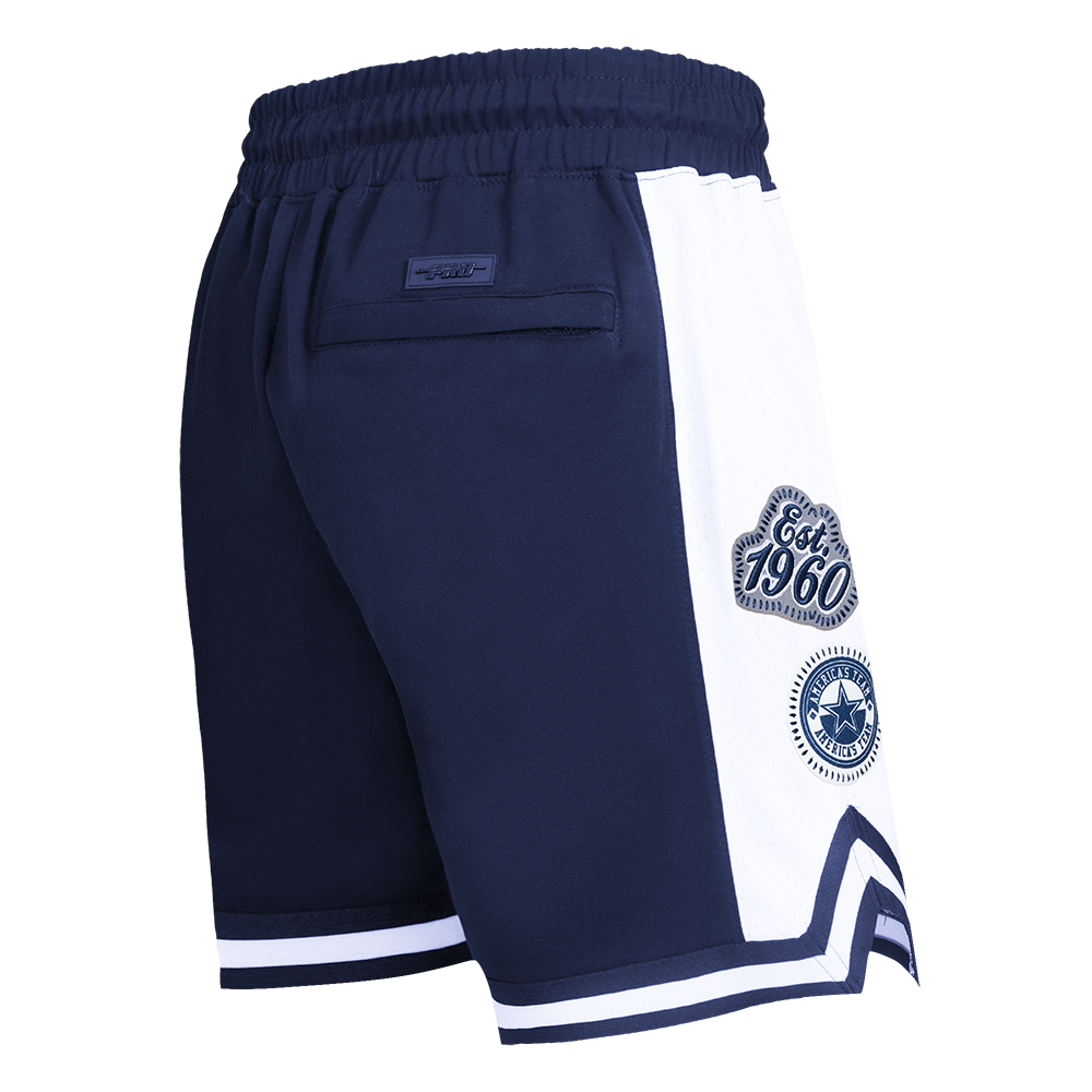 NFL DALLAS COWBOYS DIY PICK STITCH SHORT EN MAILLE DOUBLE 2.0 POUR HOMME (MARINE MINUIT)