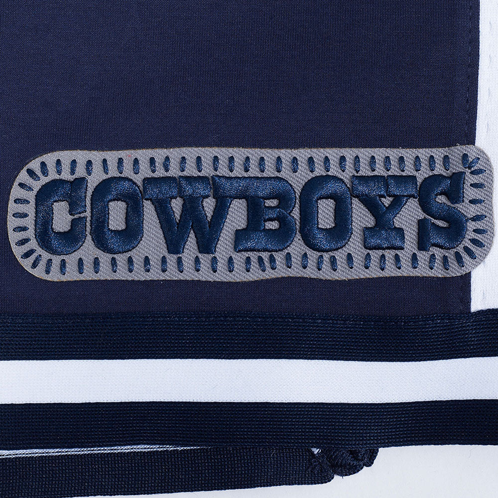 NFL DALLAS COWBOYS DIY PICK STITCH SHORT EN MAILLE DOUBLE 2.0 POUR HOMME (MARINE MINUIT)