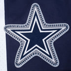 NFL DALLAS COWBOYS DIY PICK STITCH SHORT EN MAILLE DOUBLE 2.0 POUR HOMME (MARINE MINUIT)