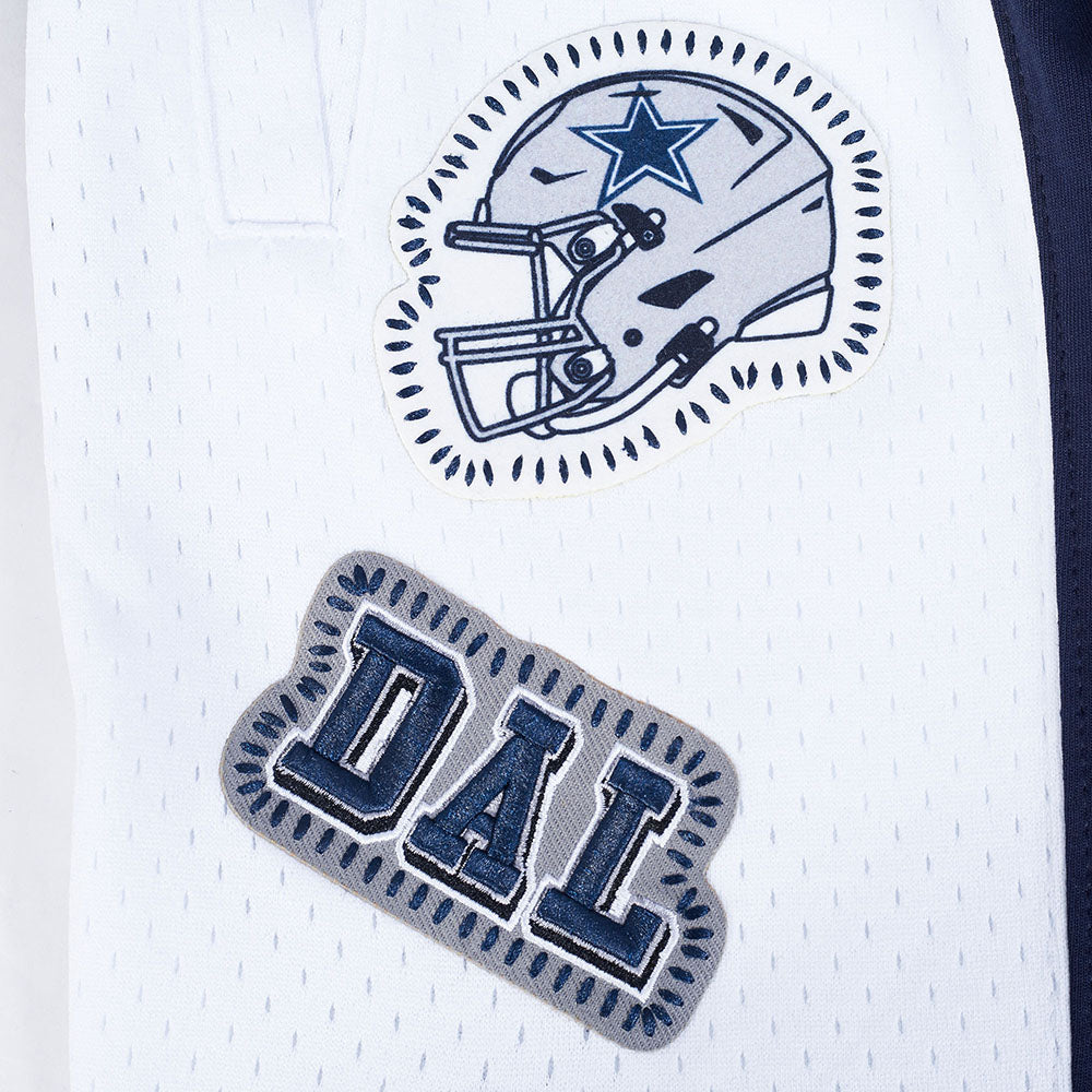 NFL DALLAS COWBOYS DIY PICK STITCH SHORT EN MAILLE DOUBLE 2.0 POUR HOMME (MARINE MINUIT)