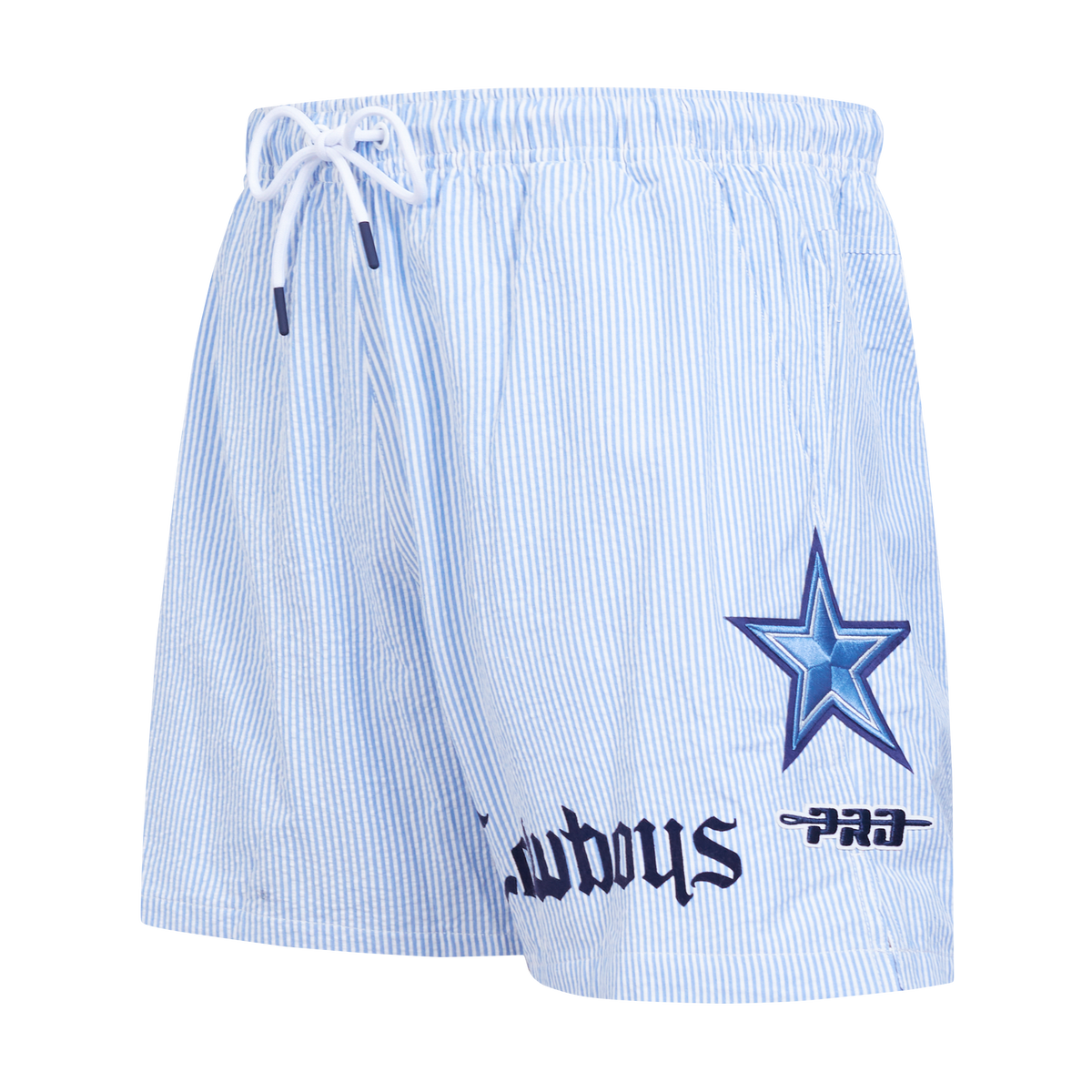 NFL DALLAS COWBOYS COUNTRY CLUB MEN'S SEERSUCKER SHORT (SEERSUCKER BLUE)