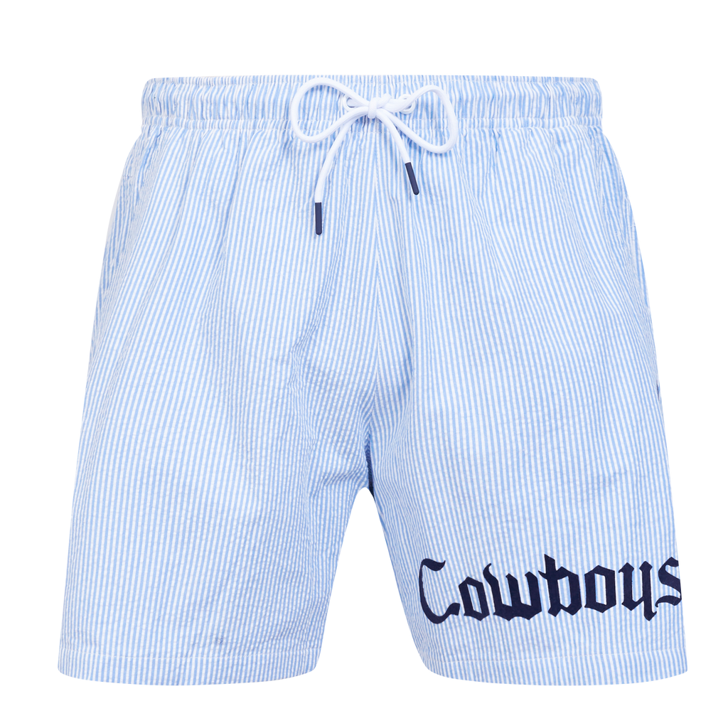 NFL DALLAS COWBOYS COUNTRY CLUB MEN'S SEERSUCKER SHORT (SEERSUCKER BLUE)