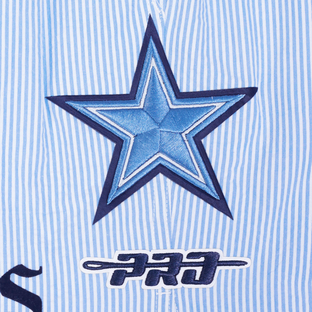 NFL DALLAS COWBOYS COUNTRY CLUB MEN'S SEERSUCKER SHORT (SEERSUCKER BLUE)