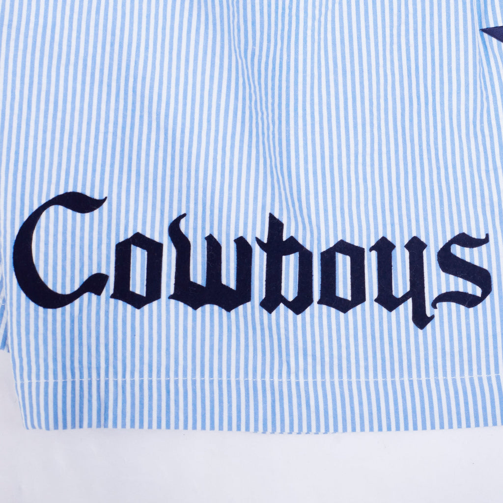 NFL DALLAS COWBOYS COUNTRY CLUB MEN'S SEERSUCKER SHORT (SEERSUCKER BLUE)