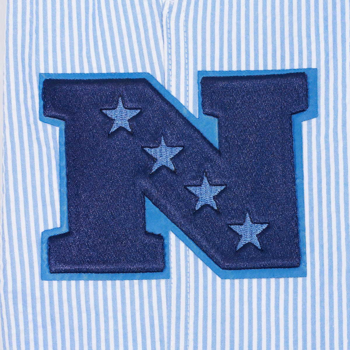 NFL DALLAS COWBOYS COUNTRY CLUB MEN'S SEERSUCKER SHORT (SEERSUCKER BLUE)