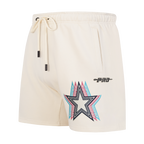 NFL DALLAS COWBOYS ECHO LOGO SHORT EN MOLLETON POUR HOMME (COQUILLE D'ŒUF)