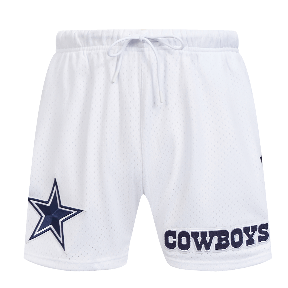 NFL DALLAS COWBOYS SOUVENIR MEN'S MESH SHORT (WHITE)