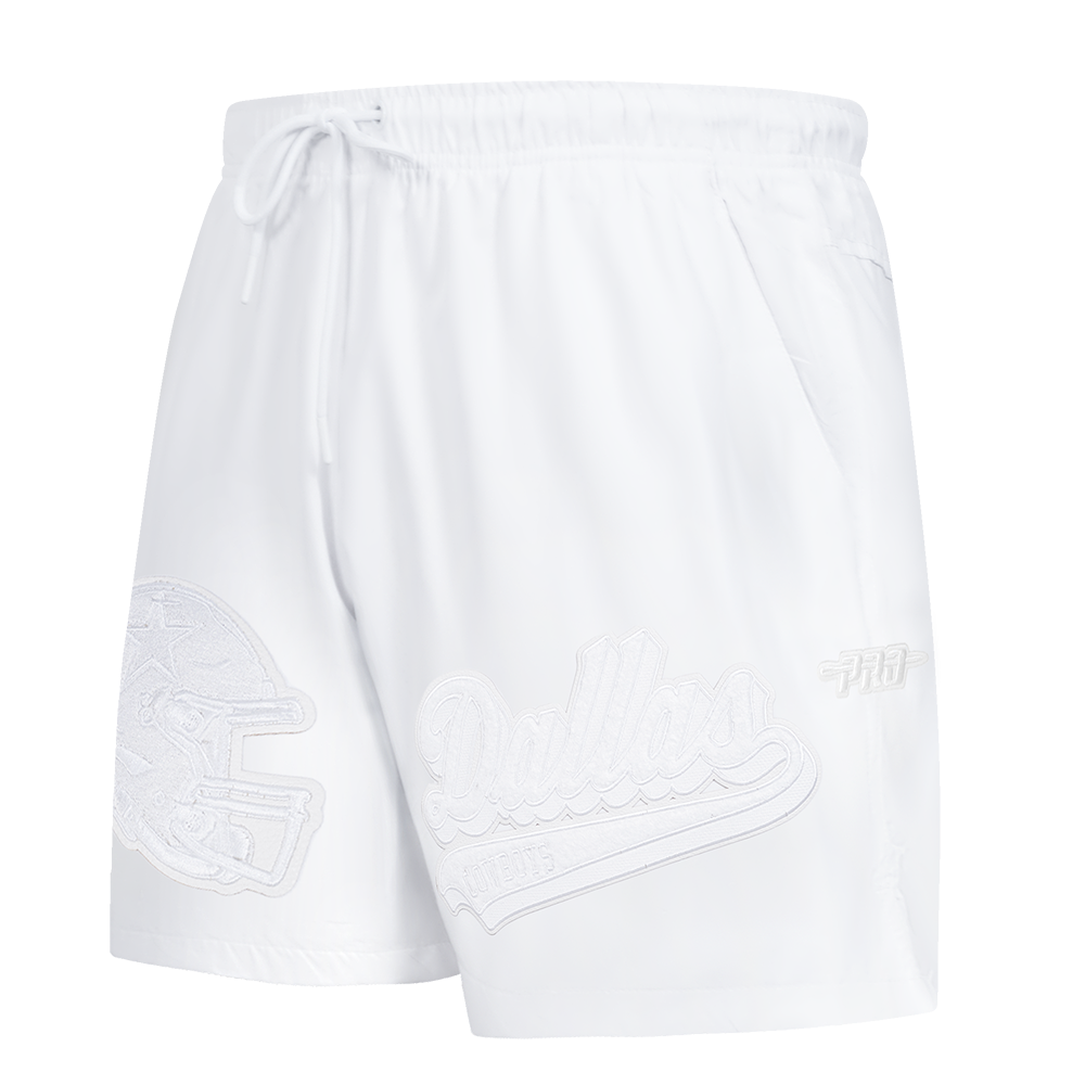 NFL DALLAS COWBOYS WHITE OUT MEN'S WOVEN SHORT (WHITE)