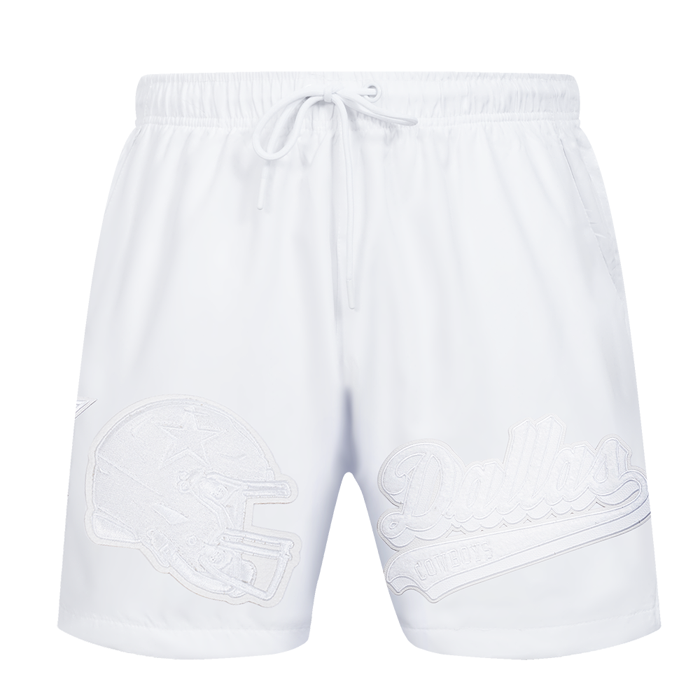 NFL DALLAS COWBOYS WHITE OUT MEN'S WOVEN SHORT (WHITE)