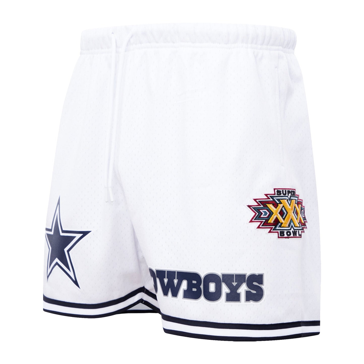 NFL DALLAS COWBOYS LOGO MEN'S MESH SHORT (WHITE)