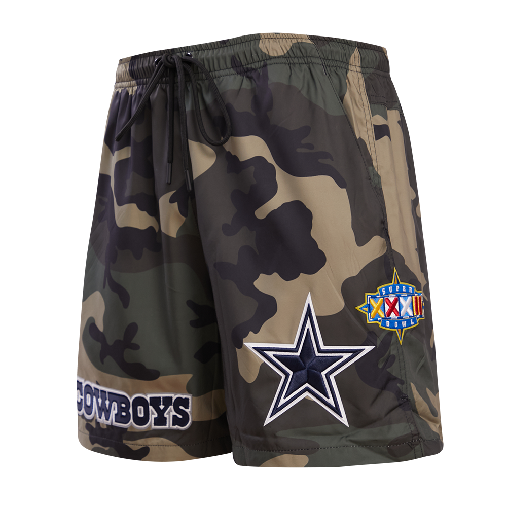 NFL DALLAS COWBOYS AOP CLOUDS PRINT MEN'S WOVEN SHORT (CAMO)