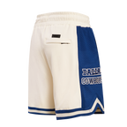 NFL DALLAS COWBOYS RETRO CLASSIC SHORT 2.0 POUR HOMME (COQUILLE D'ŒUF/BLEU DODGER)