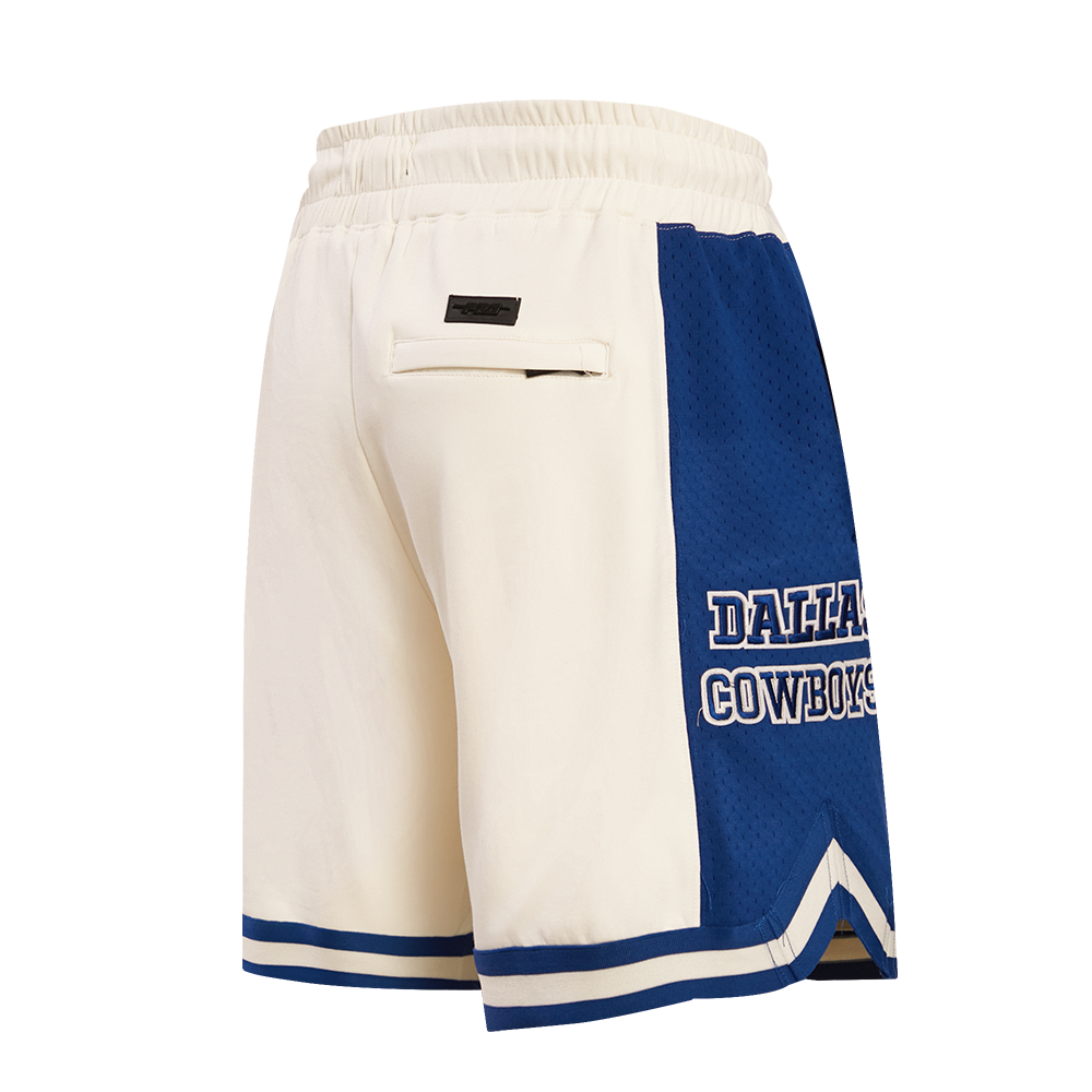 NFL DALLAS COWBOYS RETRO CLASSIC SHORT 2.0 POUR HOMME (COQUILLE D'ŒUF/BLEU DODGER)