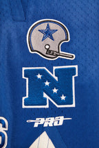 NFL DALLAS COWBOYS RETRO CLASSIC SHORT 2.0 POUR HOMME (COQUILLE D'ŒUF/BLEU DODGER)