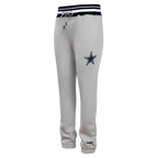 NFL DALLAS COWBOYS SCRIPT TAIL PANTALON OUATÉ EN MOLLETON CÔTELÉ POUR HOMME (GRIS CHINÉ/MARINE MINUIT)