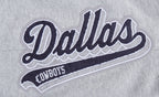 NFL DALLAS COWBOYS SCRIPT TAIL PANTALON OUATÉ EN MOLLETON CÔTELÉ POUR HOMME (GRIS CHINÉ/MARINE MINUIT)