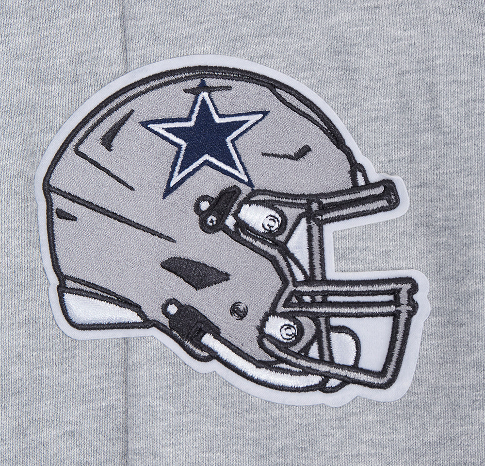 NFL DALLAS COWBOYS SCRIPT TAIL PANTALON OUATÉ EN MOLLETON CÔTELÉ POUR HOMME (GRIS CHINÉ/MARINE MINUIT)