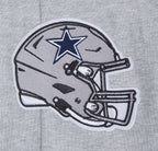 NFL DALLAS COWBOYS SCRIPT TAIL PANTALON OUATÉ EN MOLLETON CÔTELÉ POUR HOMME (GRIS CHINÉ/MARINE MINUIT)