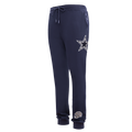 NFL DALLAS COWBOYS CLASSIC CHENILLE PANTALON JOGGER POUR HOMME (MARINE MINUIT)