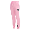 NFL DALLAS COWBOYS CLASSIC CHENILLE PANTALON JOGGER POUR HOMME (ROSE)