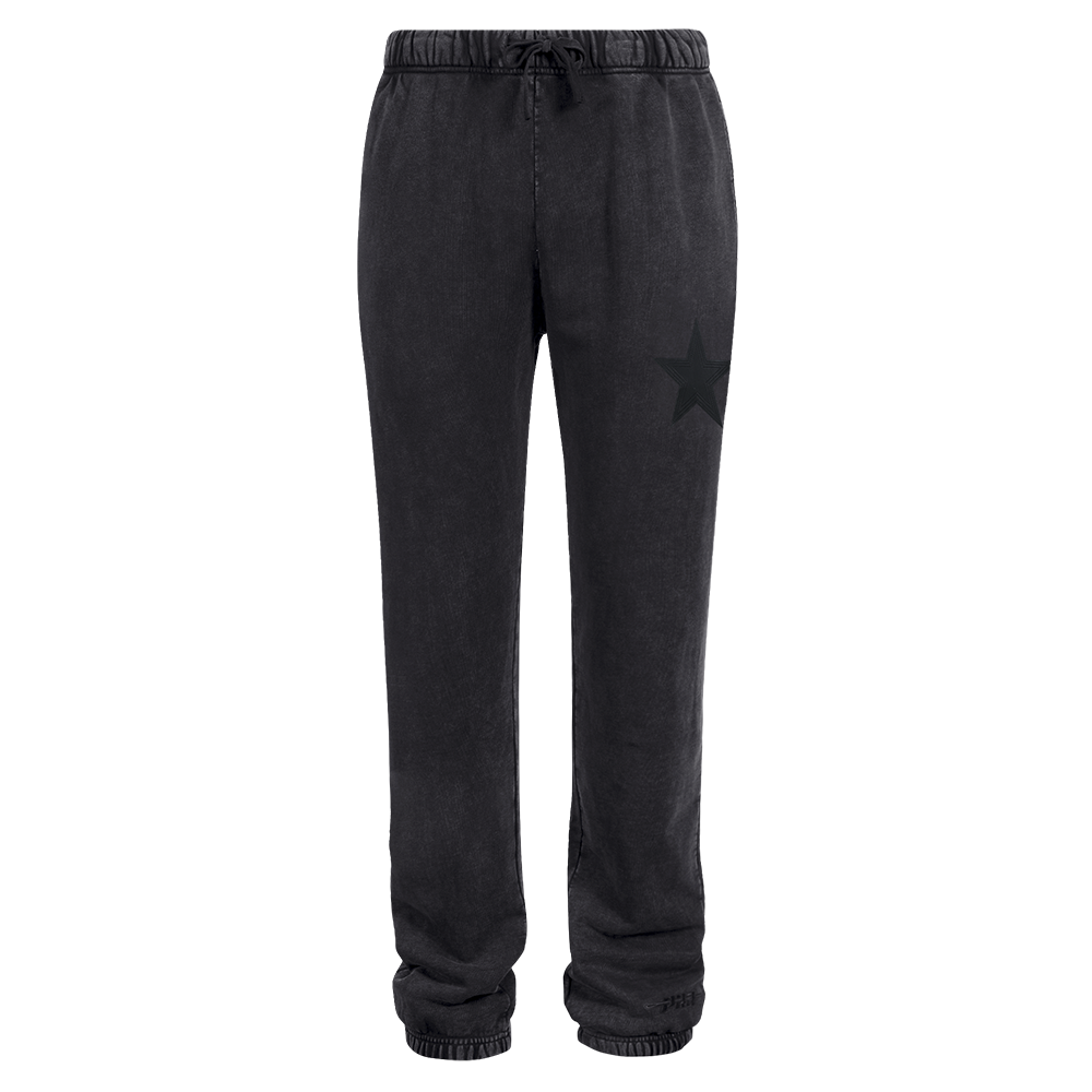 NFL DALLAS COWBOYS WASHED VANGUARD MEN'S SWEATPANT (WASHED BLACK)