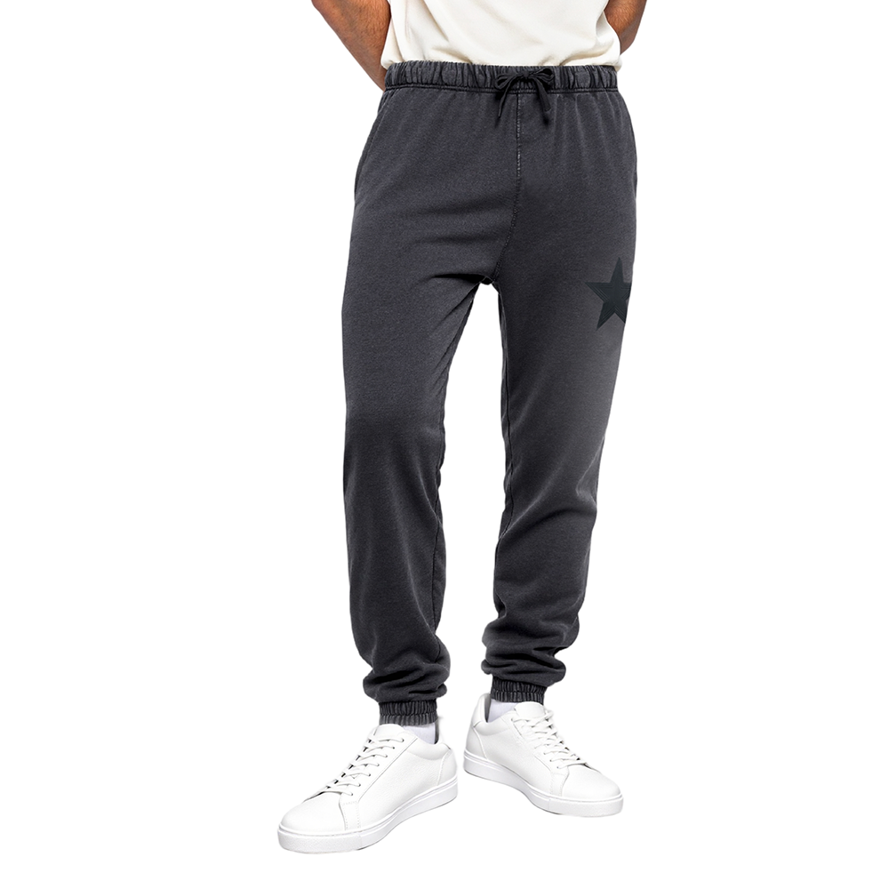 NFL DALLAS COWBOYS WASHED VANGUARD MEN'S SWEATPANT (WASHED BLACK)
