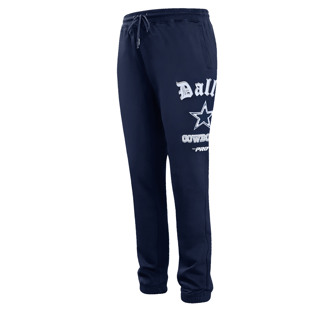 NFL DALLAS COWBOYS OLD ENGLISH LOGO MEN'S SWEATPANT (MIDNIGHT NAVY)