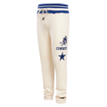 NFL DALLAS COWBOYS RETRO CLASSIC MEN'S SWEATPANT (EGGSHELL/DODGER BLUE)