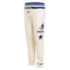 NFL DALLAS COWBOYS RETRO CLASSIC MEN'S SWEATPANT (EGGSHELL/DODGER BLUE)