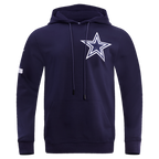 NFL DALLAS COWBOYS CLASSIC CHENILLE CHANDAIL À CAPUCHON POUR HOMME (MARINE MINUIT)