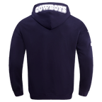 NFL DALLAS COWBOYS CLASSIC CHENILLE CHANDAIL À CAPUCHON POUR HOMME (MARINE MINUIT)