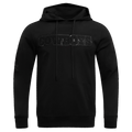 NFL DALLAS COWBOYS TRIPLE BLACK MEN'S PULLOVER HOODIE (BLACK)