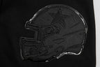 NFL DALLAS COWBOYS TRIPLE BLACK MEN'S PULLOVER HOODIE (BLACK)