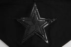 NFL DALLAS COWBOYS TRIPLE BLACK MEN'S PULLOVER HOODIE (BLACK)