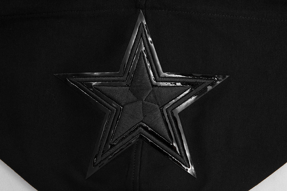 NFL DALLAS COWBOYS TRIPLE BLACK MEN'S PULLOVER HOODIE (BLACK)