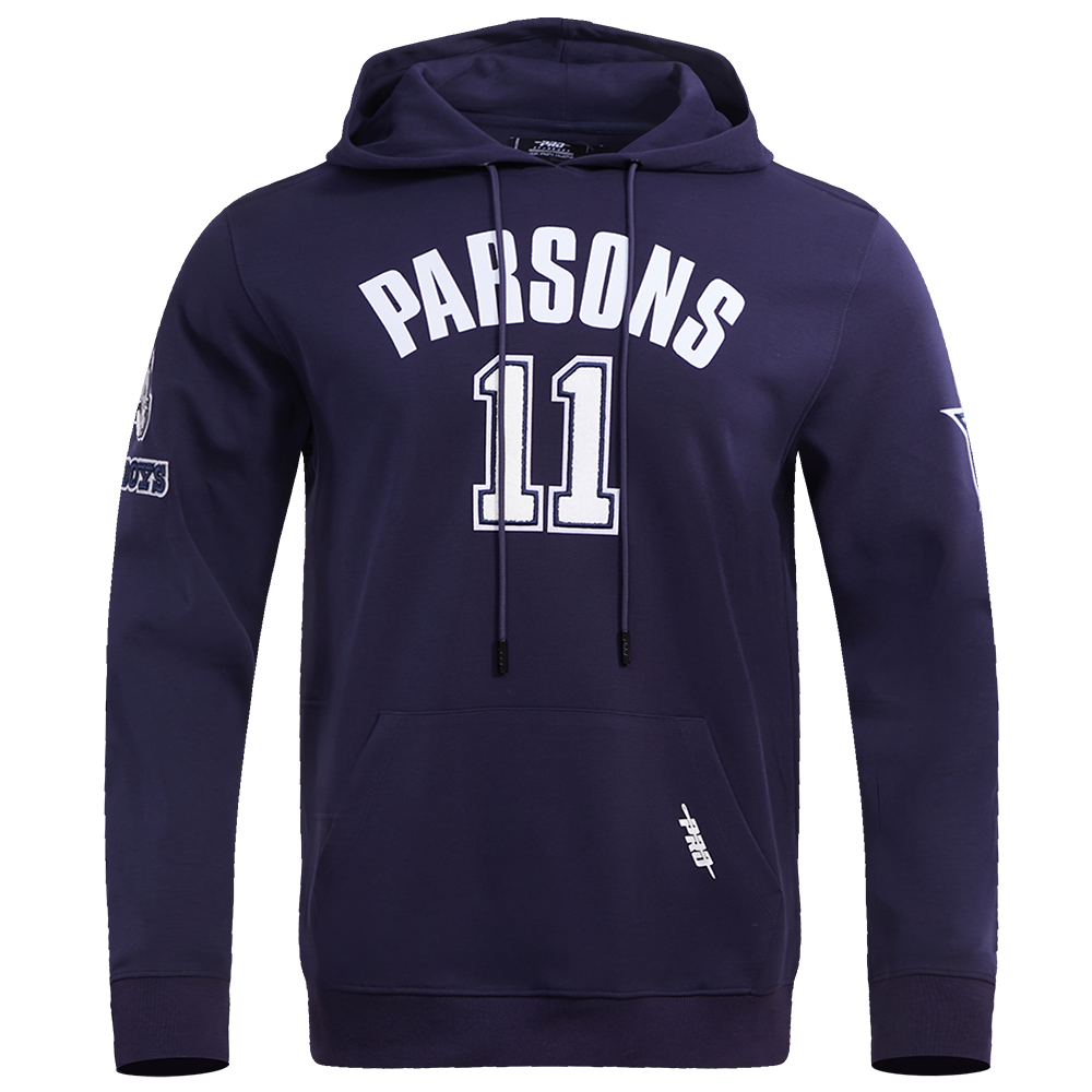 NFL DALLAS COWBOYS MICAH PARSONS #11 CHANDAIL À CAPUCHON POUR HOMME (MARINE MINUIT)