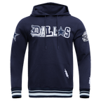 NFL DALLAS COWBOYS CITY RANSOM CHANDAIL À CAPUCHON EN MOLLETON CÔTELÉ POUR HOMME (MARINE MINUIT)