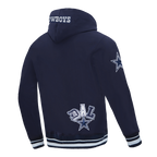 NFL DALLAS COWBOYS CITY RANSOM CHANDAIL À CAPUCHON EN MOLLETON CÔTELÉ POUR HOMME (MARINE MINUIT)