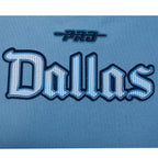 NFL DALLAS COWBOYS COUNTRY CLUB CHANDAIL À COL ROND EN MOLLETON À ÉPAULES TOMBANTES POUR HOMME (BLEU ACIER)