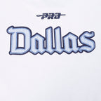 NFL DALLAS COWBOYS COUNTRY CLUB MEN'S DROP SHOULDER FLEECE CREWNECK (WHITE)