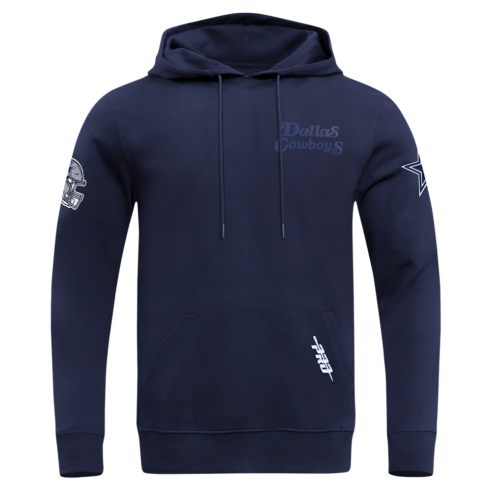 NFL DALLAS COWBOYS SOUVENIR CHANDAIL À CAPUCHON EN MOLLETON POUR HOMME (MARINE MINUIT)