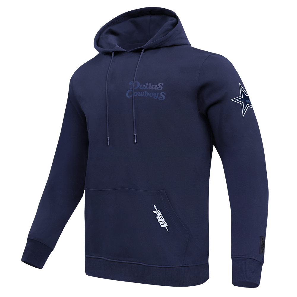 NFL DALLAS COWBOYS SOUVENIR MEN'S FLEECE PULLOVER HOODIE (MIDNIGHT NAVY)